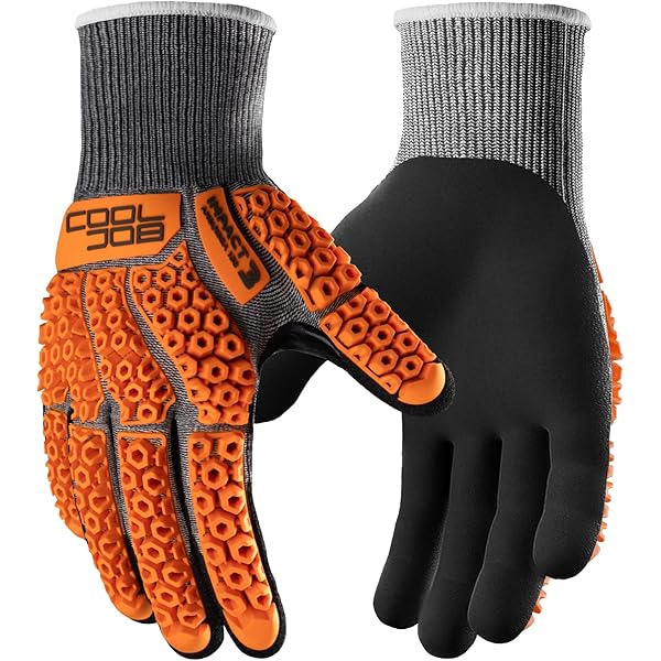 小物 Etavirp non-slip logo work gloves  Non-Sterile Nitrile Firm Grip Work Gloves - Bison Life